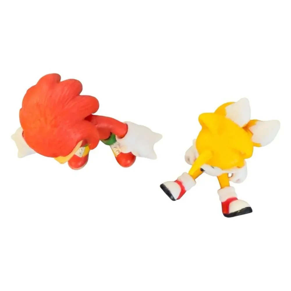 Sonic the Hedgehog & Tails Colorful Sega Collectible Small Toy Figurines Figure.